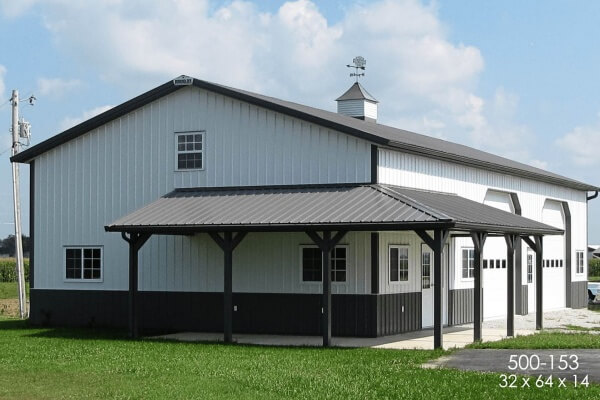 pole barn storage building