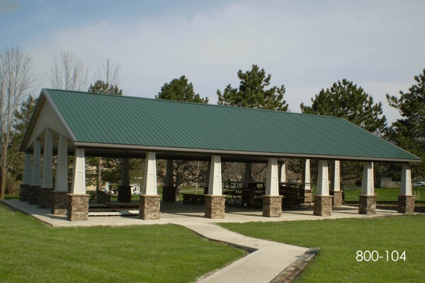 Pavilion Picnic Area Post Frame