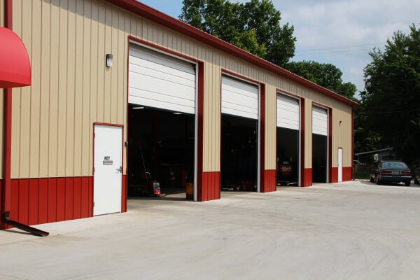 pole barn post frame auto shop